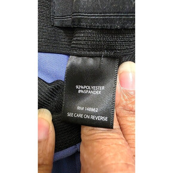 Torrid Blue High-Waisted Women's Plus Size Dress Pants Elastic Waist Size 3 - Picture 8 of 8